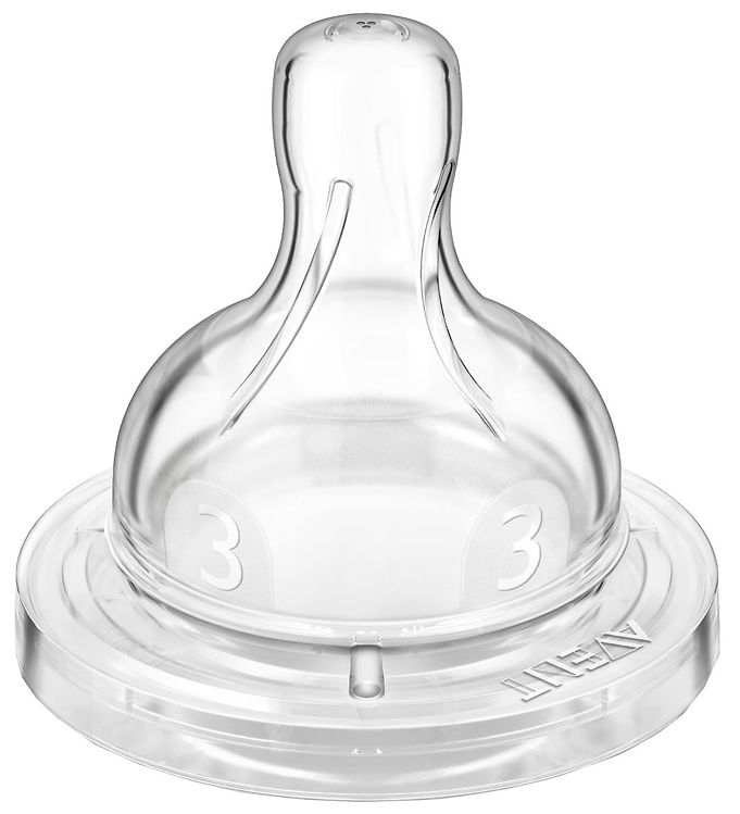 Philips Avent Baby Bottle Nipples 2Pack Classic + Medium