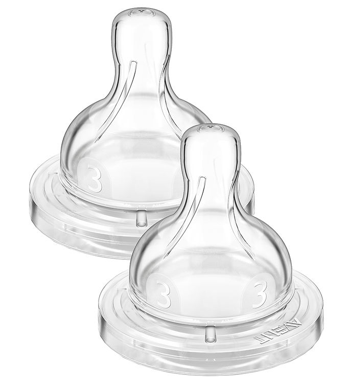 Philips Avent Tétines de Biberon - 2 Pack - Natural - Medium Flow