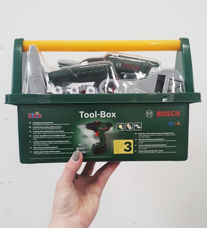 Bosch Mini Boîte à outils av. Accessoires - Jouets - Vert Foncé