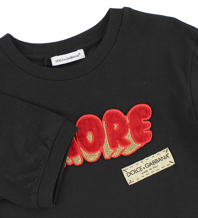 Red and black dolce and sales gabbana shirt