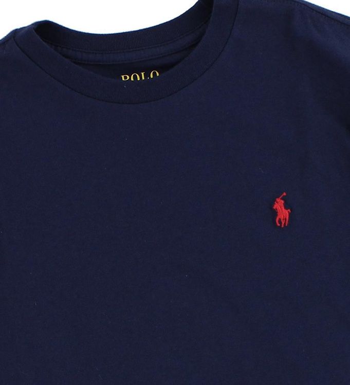 Opwekking doe alstublieft niet baas Polo Ralph Lauren T-Shirt - Navy » Altijd Goedkope Levering