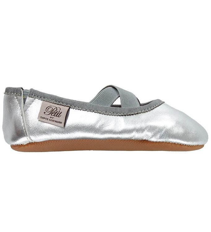 Petit by Schnoor Ballerina Slippers - Silver