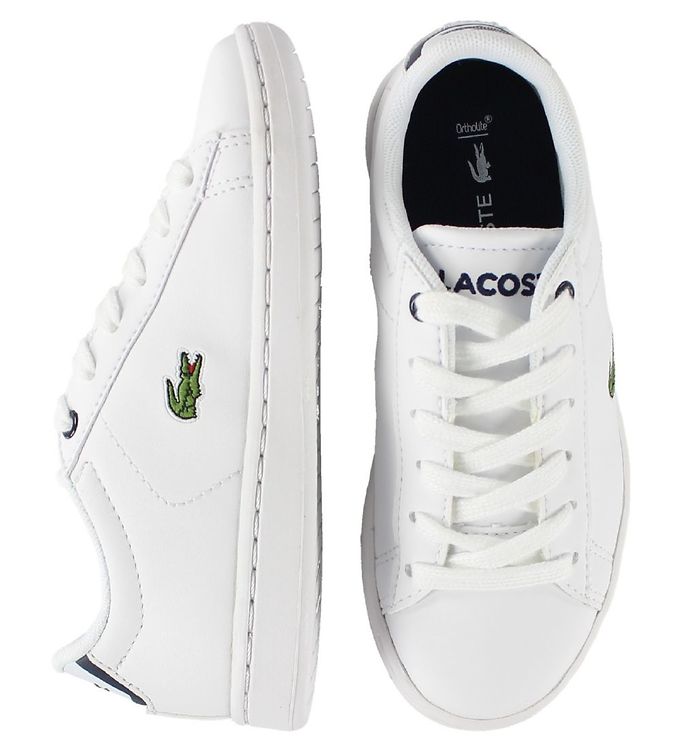 Indtil rør kød Lacoste Sneakers - Carnaby - White/Navy w. Laces » ASAP Shipping