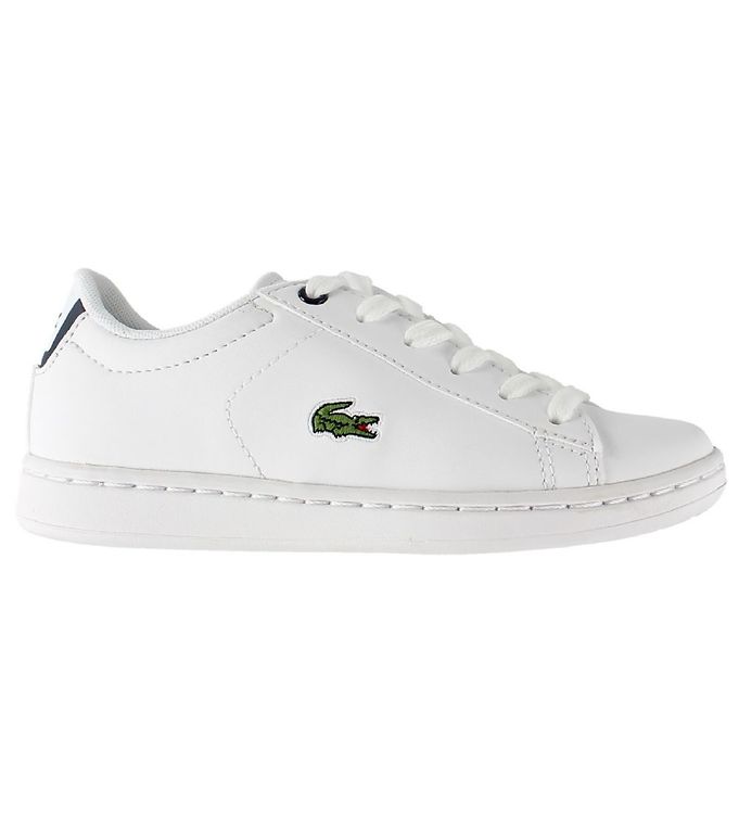 Slime Limited På daglig basis Lacoste Sneakers - Carnaby - White/Navy w. Laces » Fast Shipping