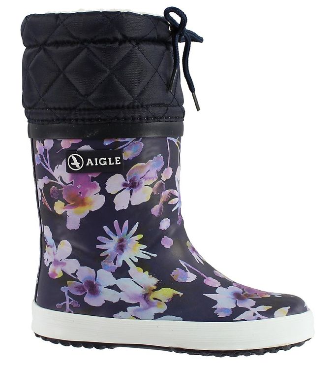 Aigle Thermo Boots Giboulee - Dark Flower Quick