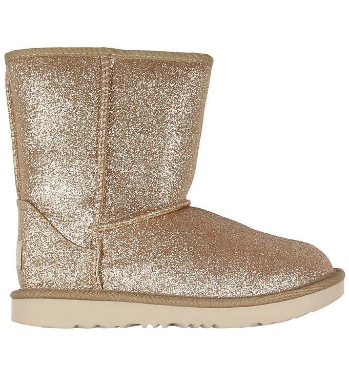 steen Daarbij Petulance UGG Laarzen - Short II Glitter - Goud » Altijd Goedkope Levering