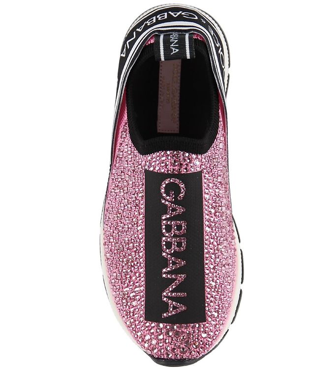 Dolce & Gabbana Sneakers - Pink w. Rhinestone » ASAP Shipping