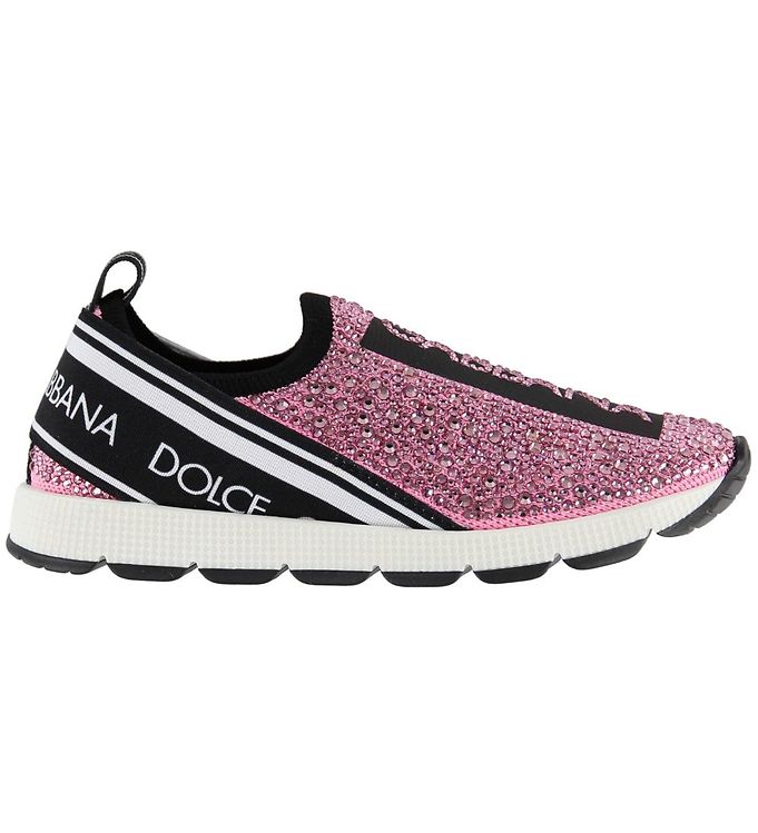 Dolce & Gabbana Sneakers - Pink w. Rhinestone » Prompt Shipping