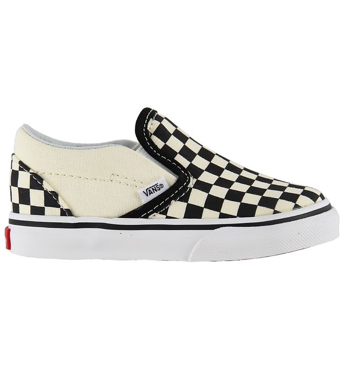 Eller grinende slank Vans Slip-On - Classic Slip-On - Black/White Check