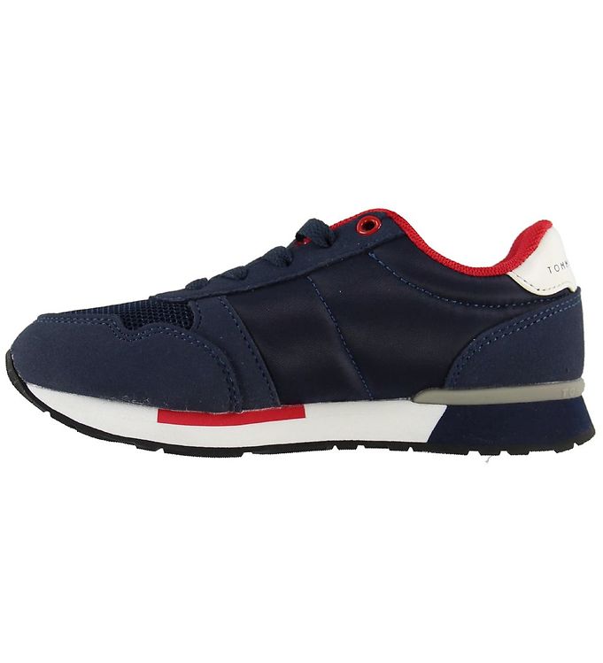 Hilfiger Lace-Up Low ASAP Shipping » Cut - Tommy Sneakers - Navy