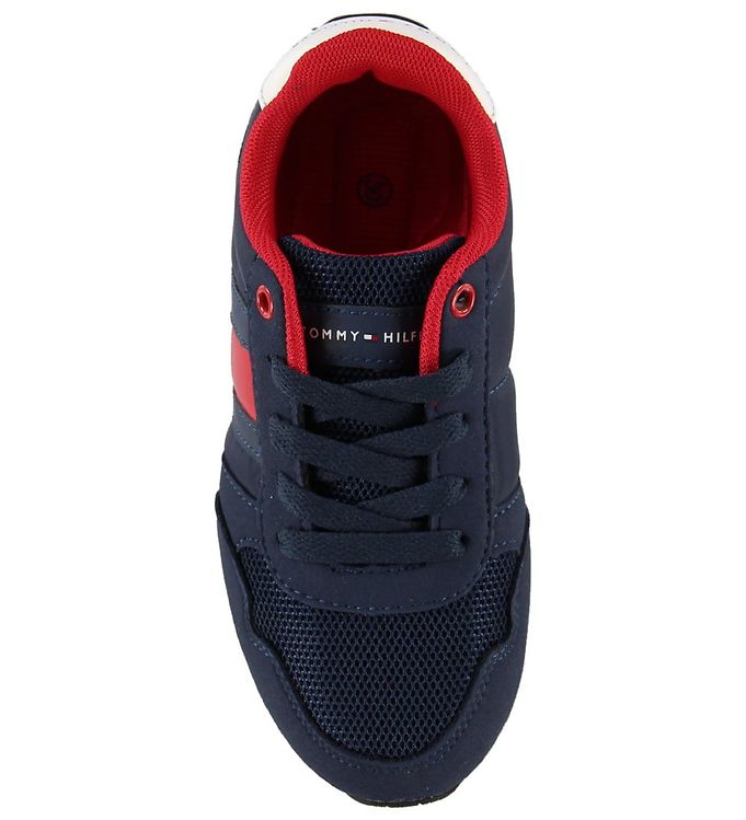 Tommy Hilfiger Sneakers Low Cut Lace-Up - Navy » ASAP Shipping