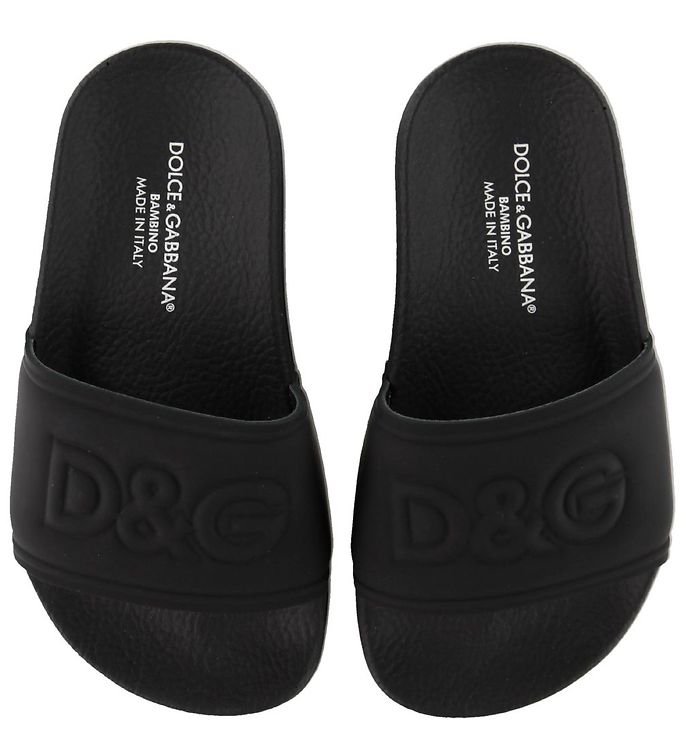 Dolce & Gabbana Beach Sandals - Sort Fast Shipping
