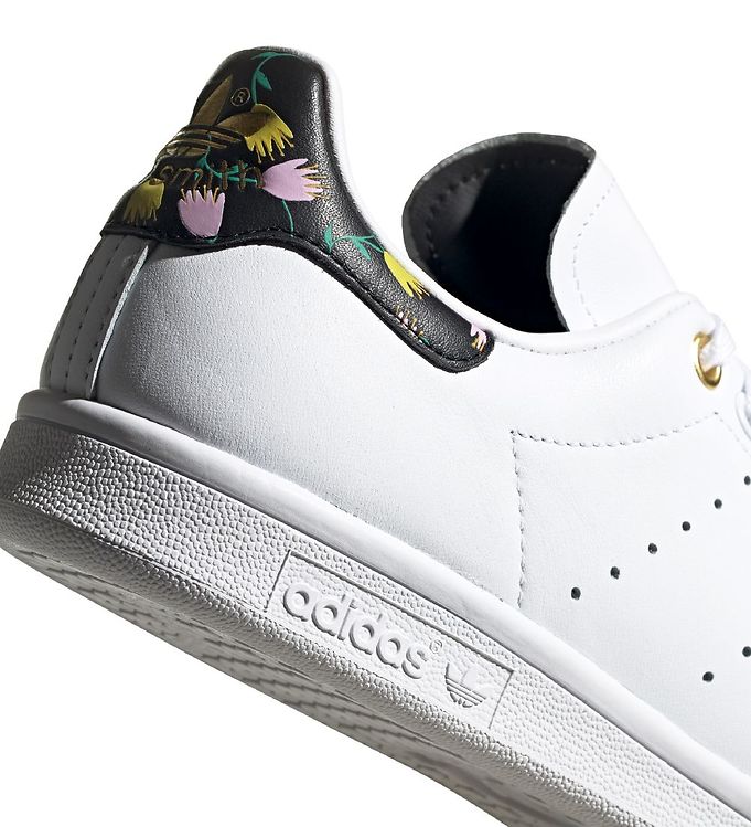 scheuren Een computer gebruiken spleet adidas Originals Schoenen - Stan Smith W - Wit m. Bloemen