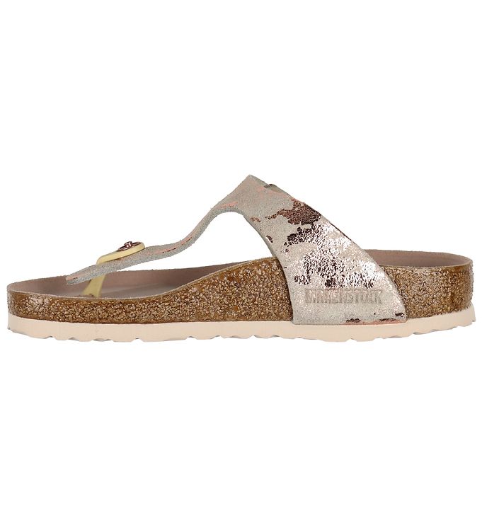 Birkenstock gizeh vintage metallic rose 2025 copper