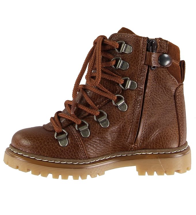 Winter Boots - - Cognac w. Zipper » Prompt Shipping