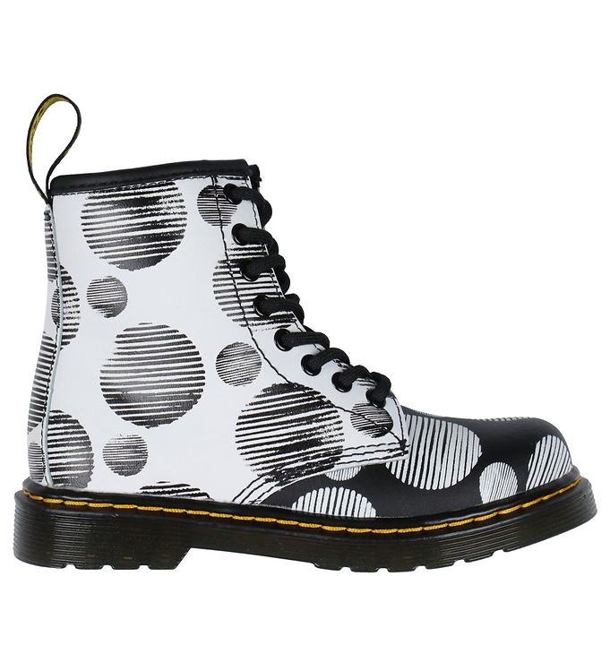 Polka dot doc martens top