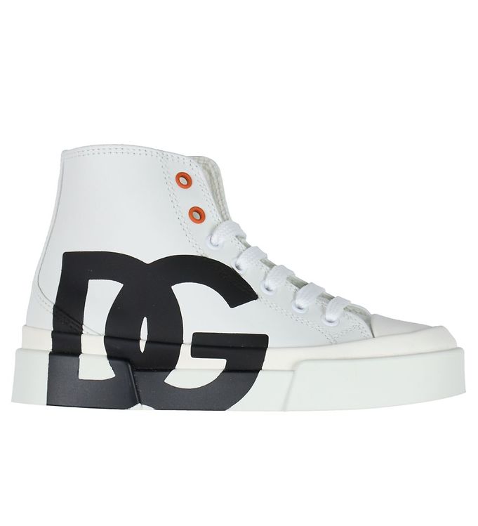 Dolce & Gabbana Kangor Lace Vit/svart
