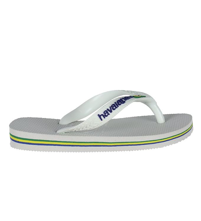 Het strand Opknappen faillissement Havaianas Slippers - Brazilië - Wit » Altijd Goedkope Verzending