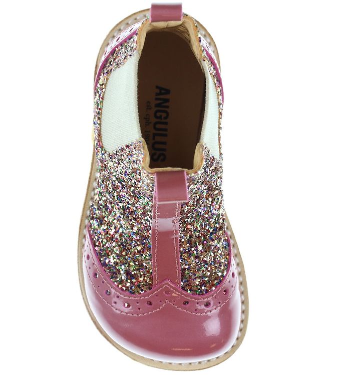 Angulus Boots Chelsea Pink Glitter » Cheap Shipping