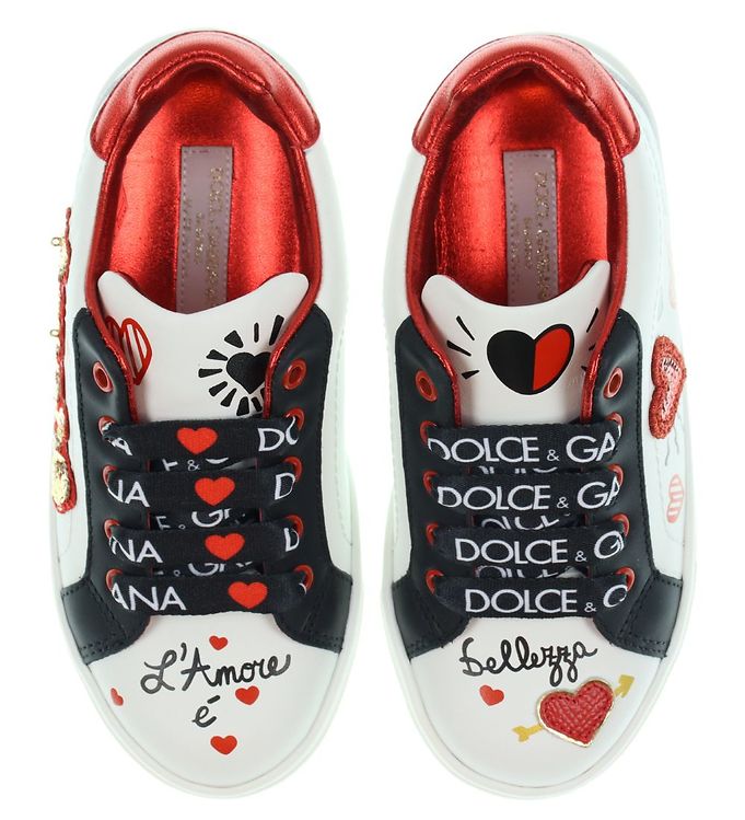 reform killing Godkendelse Dolce & Gabbana Shoe - Dolls Special - White w. Print