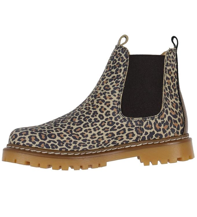Boots - Chelsea - Leopard/Gold - Reliable Shipping