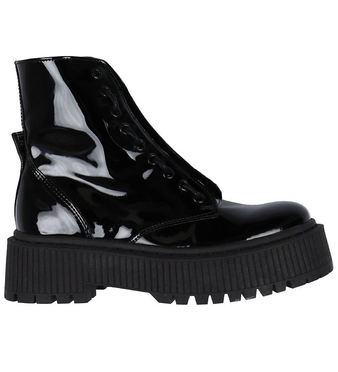 Steve madden sale patent boots