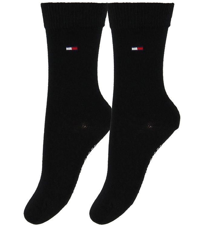 Tommy Hilfiger Socks - 2-Pack - Basic - Black » Kids Fashion