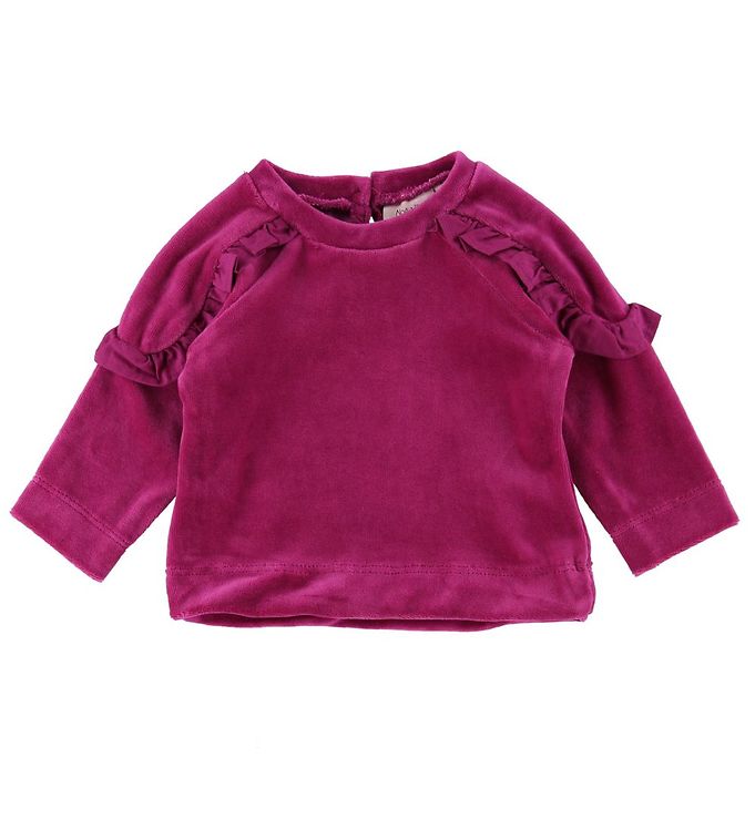 Noa Noa Miniature Tröja Velour Fuchsia