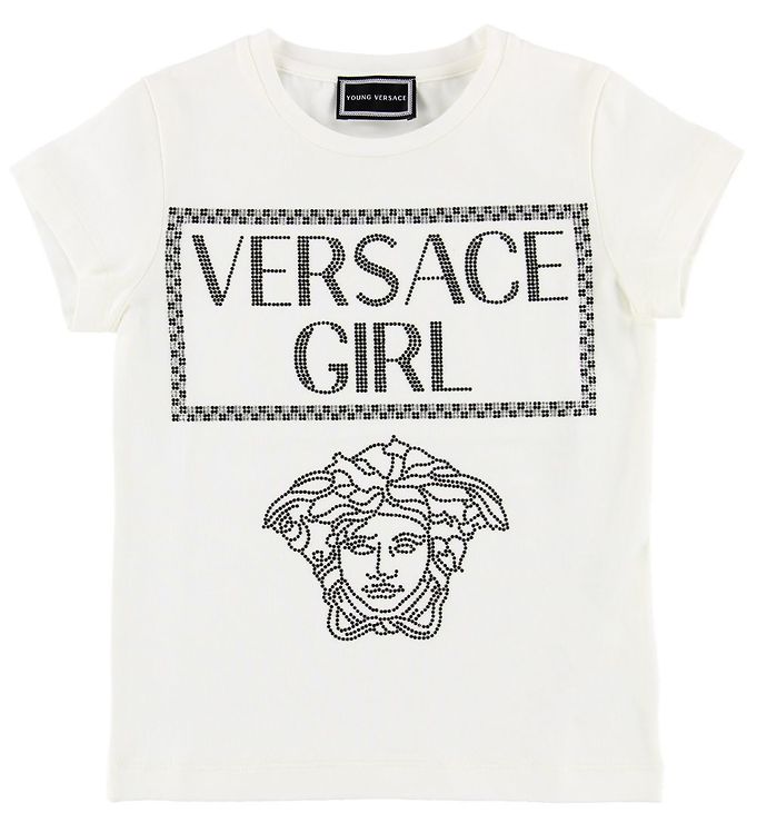 white versace top