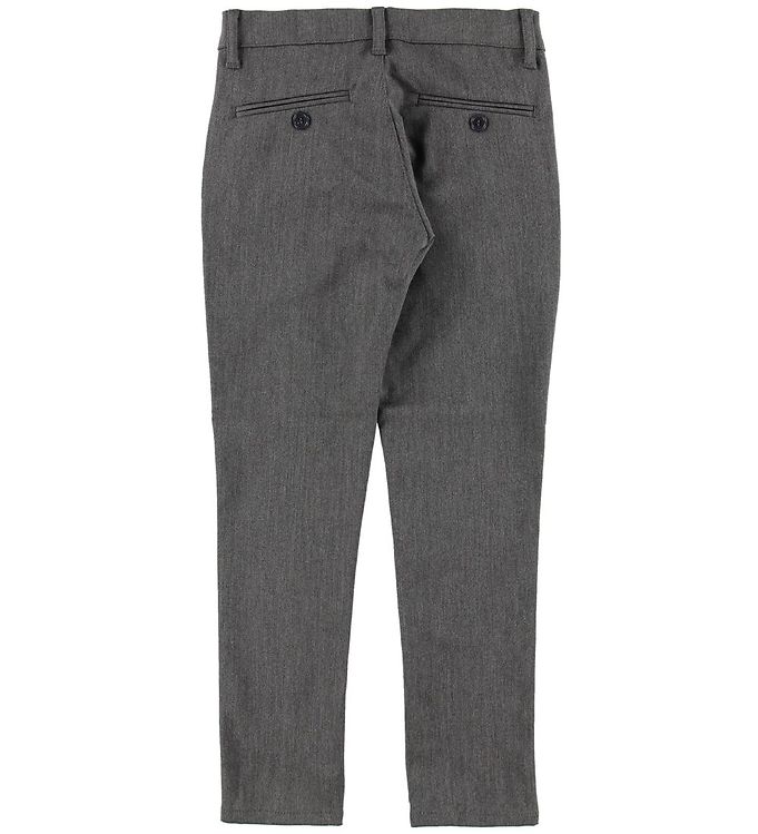 Grunt Trousers - Dude - Light Grey Melange » Prompt Shipping