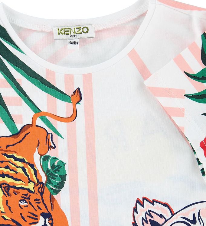 Kenzo T-shirt - White w. Tigers » New Styles Every Day