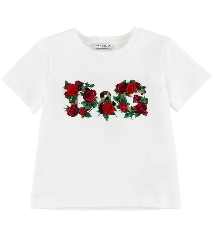 Dolce gabbana flower t shirt deals