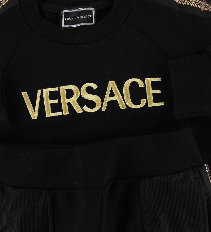Young Versace Tracksuit - Black w. Gold » ASAP Shipping