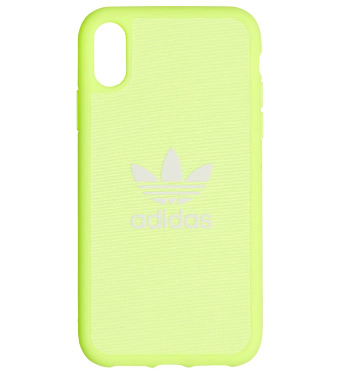 Begraafplaats animatie Geheim adidas Originals Phone Case - Trefoil - iPhone XR - Yellow