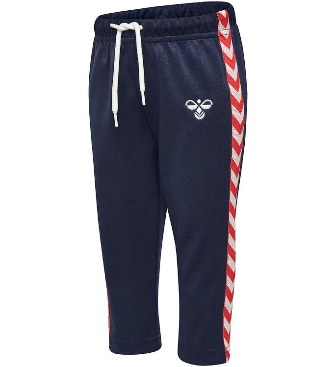 Hummel Trousers - HMLHarley - Navy/Red Promt Shipping