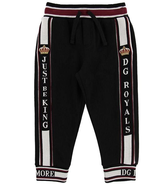 Forkorte appetit Hængsel Dolce & Gabbana Sweatpants - Black w. Logo » Quick Shipping