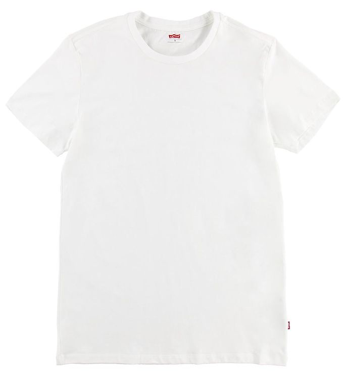 Levis T-shirt - 2-Pack - Crew Neck - White » Quick Shipping