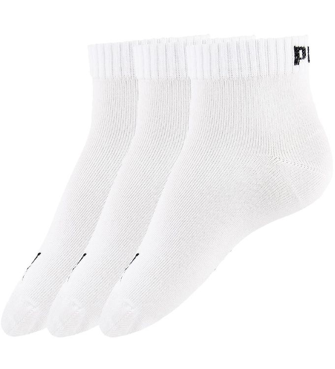 Puma white socks pack of 3 outlet