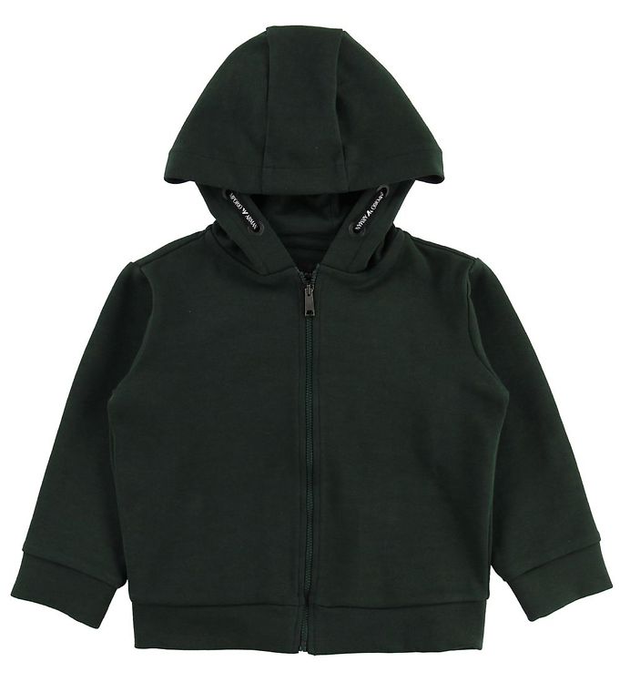 green armani hoodie