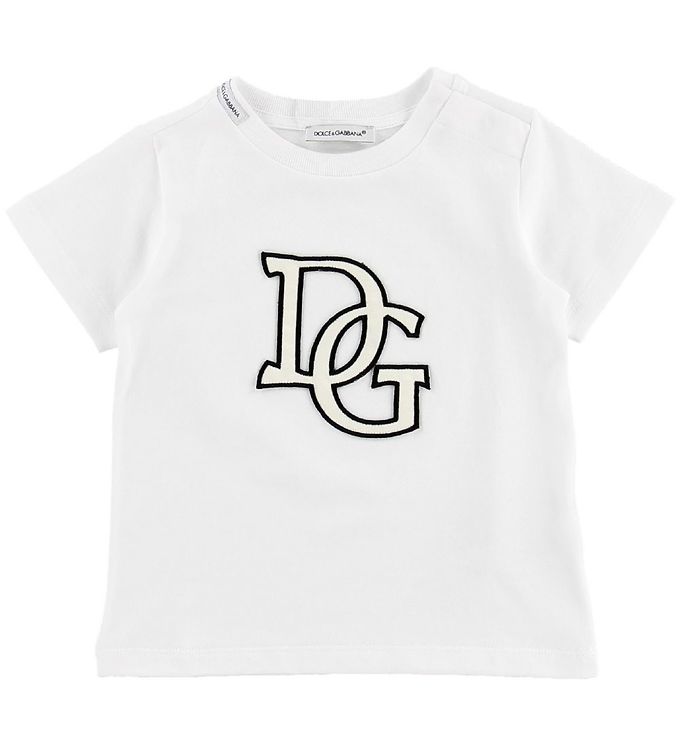 Dolce & T-Shirt Hawaii - Wit m. DG » Goedkope