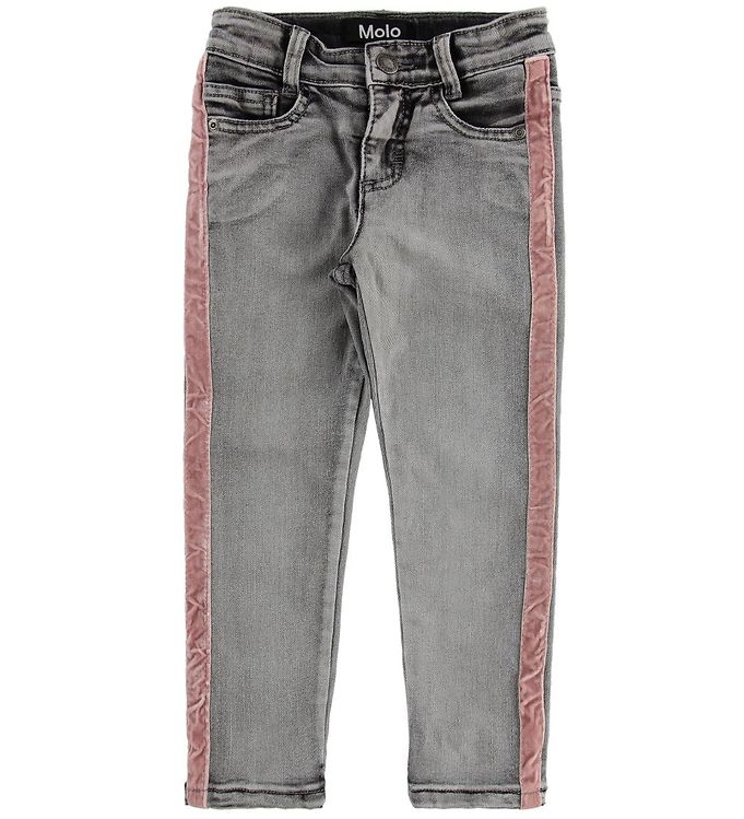 Molo Byxor Adele Grey Washed Denim