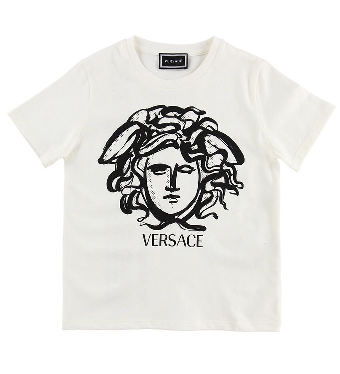 Versace T-shirt - White/Medusa » Quick Shipping » Fashion Online