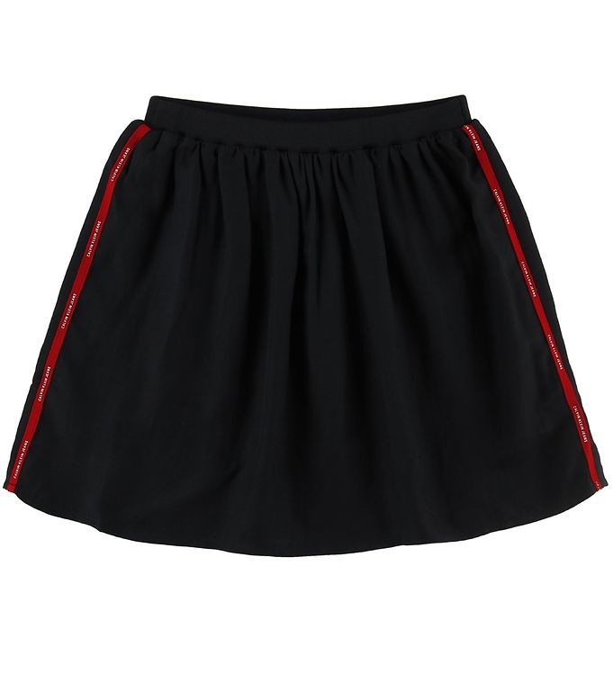 Calvin Klein Skirt - Black w. Logo-stripes » Quick Shipping