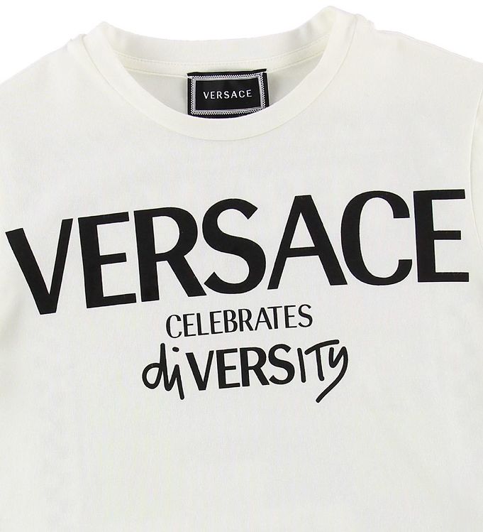 black and white versace shirt