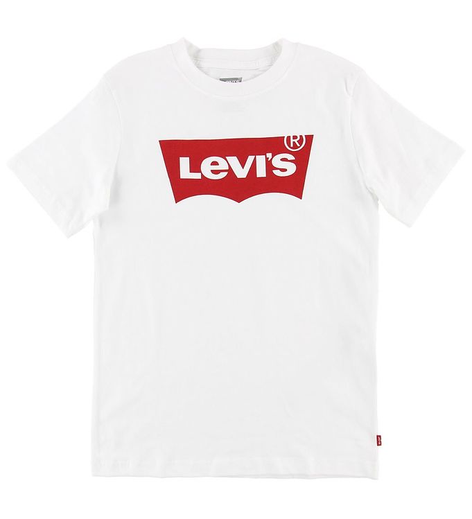 Ernest Shackleton instans mandskab Levis T-shirt - Batwing - White w. Logo » Always Cheap Delivery