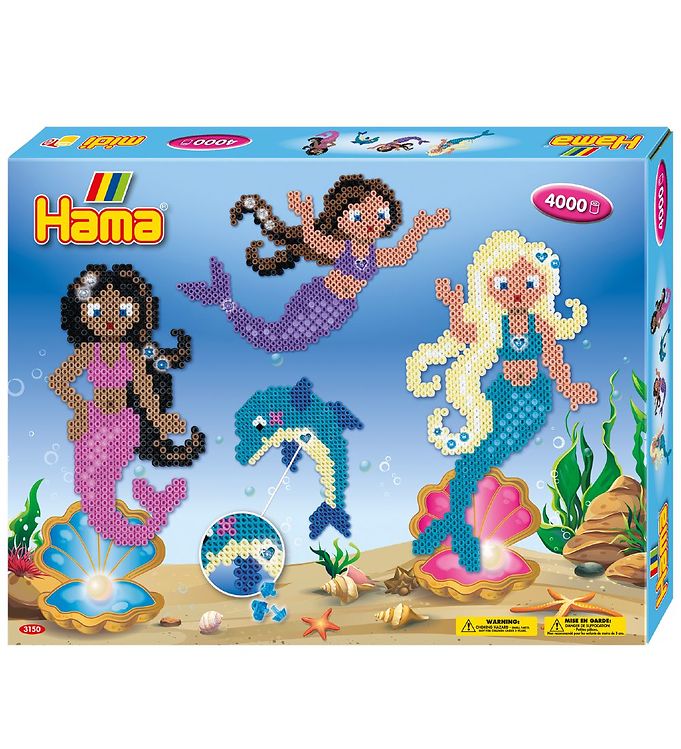 Hama 10.2051 Multicolour Bead Set with 4,000 Beads & UK