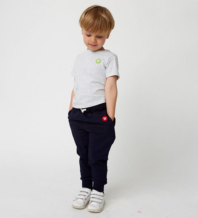 Wood Wood Sweatpants Ran Kids Navy Cheap Shipping