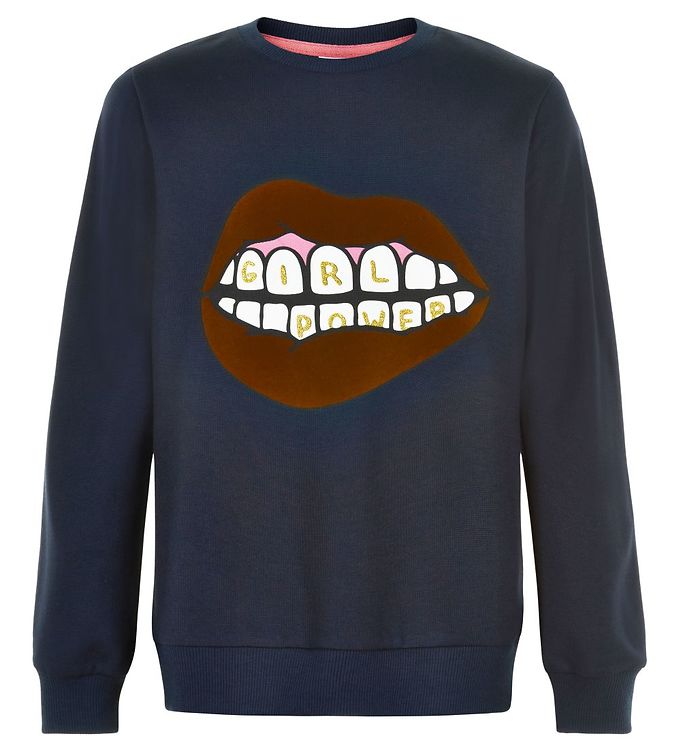The New Sweatee Shirt Elexa Navy Blazer M. Print
