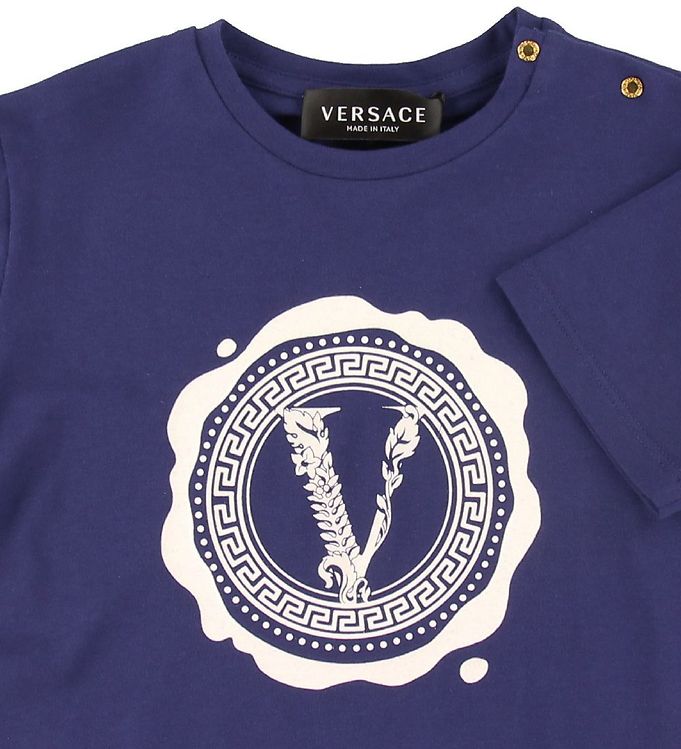versace blue t shirt