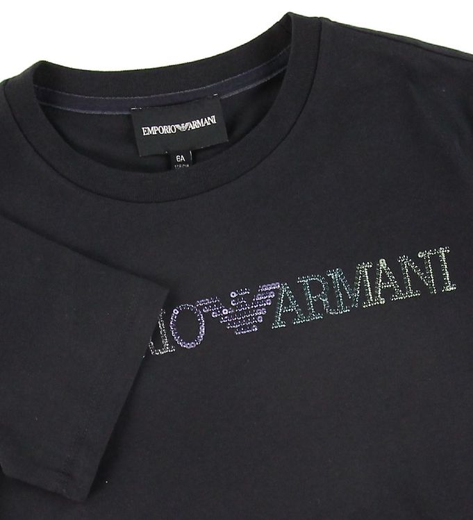 Men's Clothing Men's T-Shirts Size Small Navy ARMANI Emporio Armani T-Shirt  